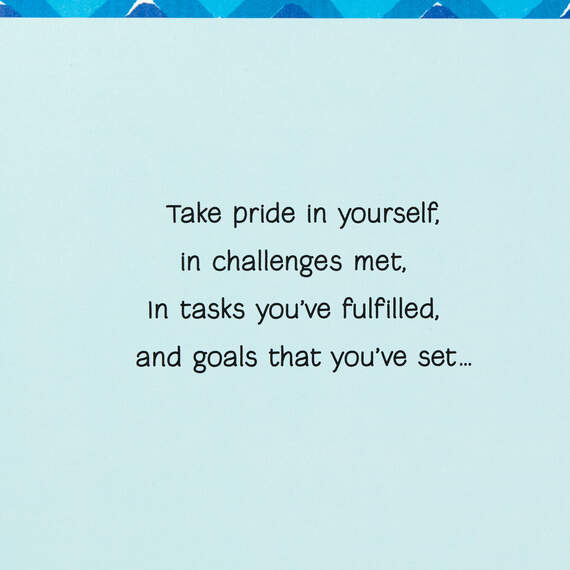 Take Pride in Yourself College Graduation Card, , large image number 2