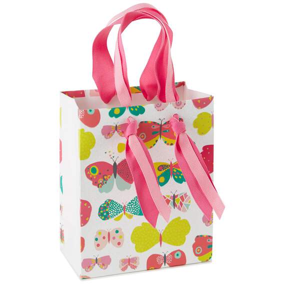 Butterflies Small Gift Bag, 6.5", , large image number 1