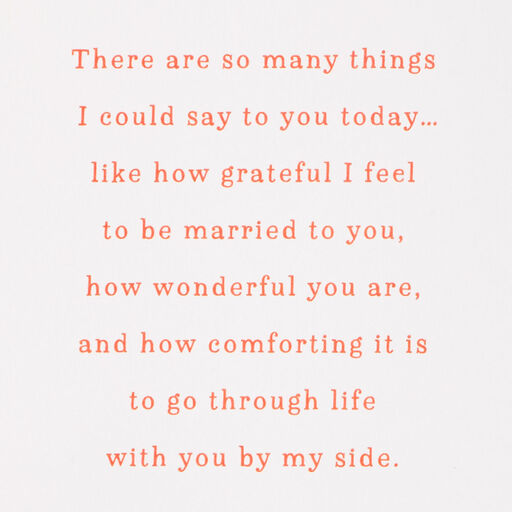 Today, Tomorrow and Always Valentine's Day Card for Wife, 