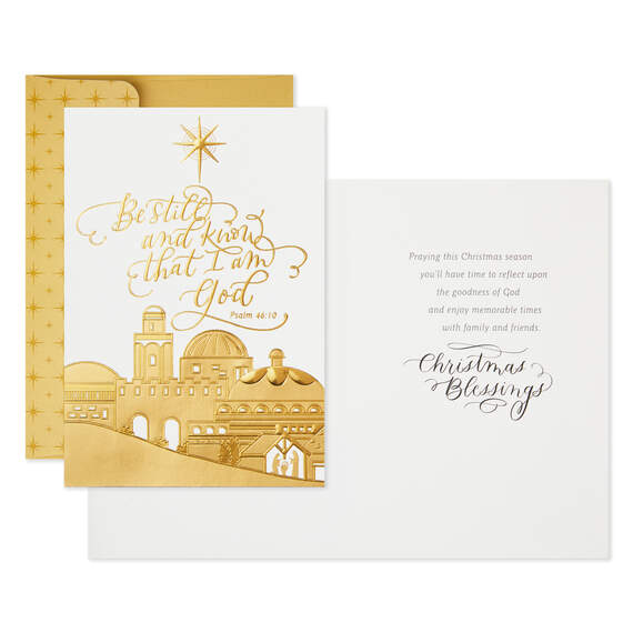 Town of Bethlehem Religious Boxed Christmas Cards, Pack of 16, , large image number 2