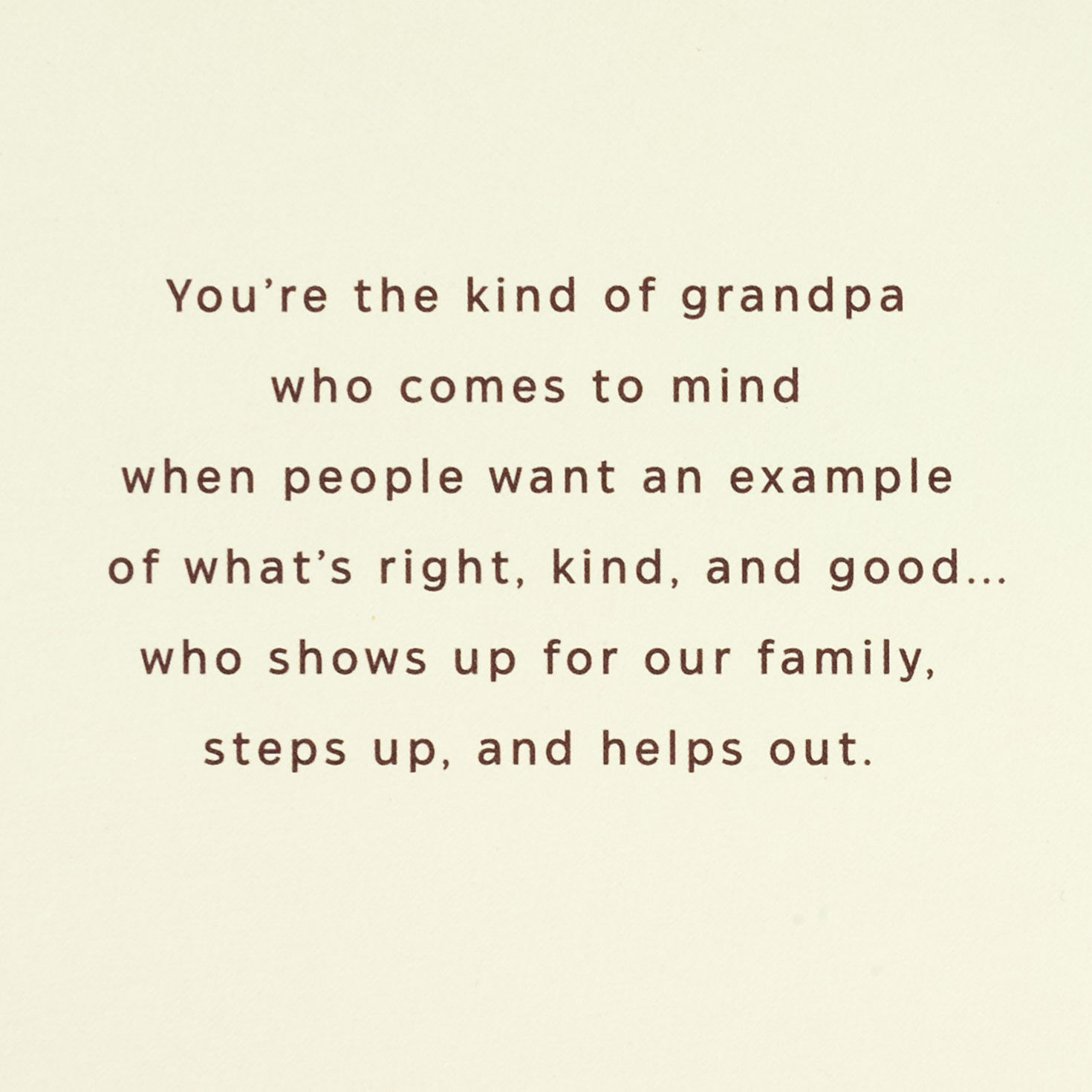 Concentric Arches Father's Day Card for Grandpa Sentiment image number 2