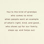Concentric Arches Father's Day Card for Grandpa Sentiment image number 2