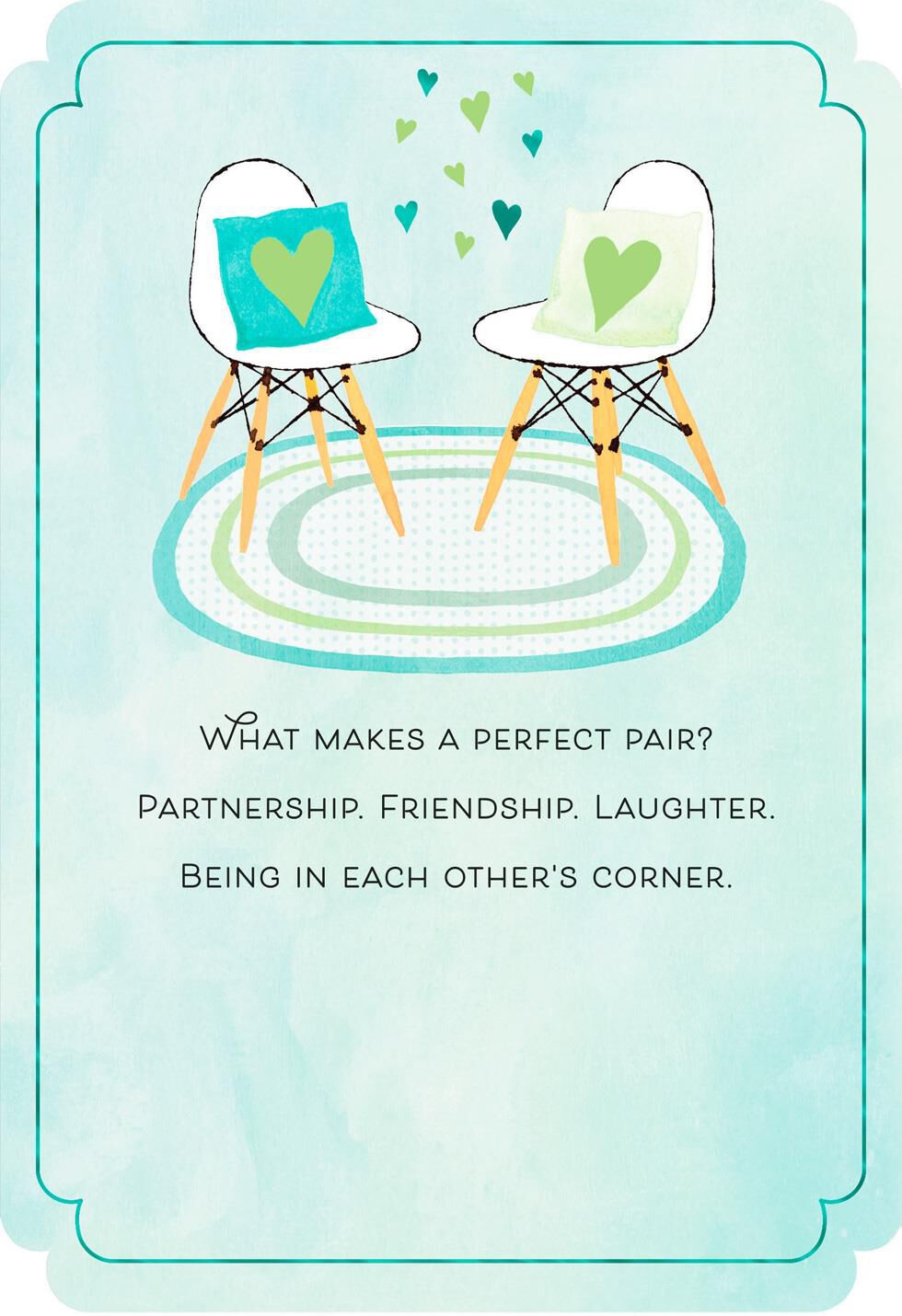 Perfect Pair Anniversary Card