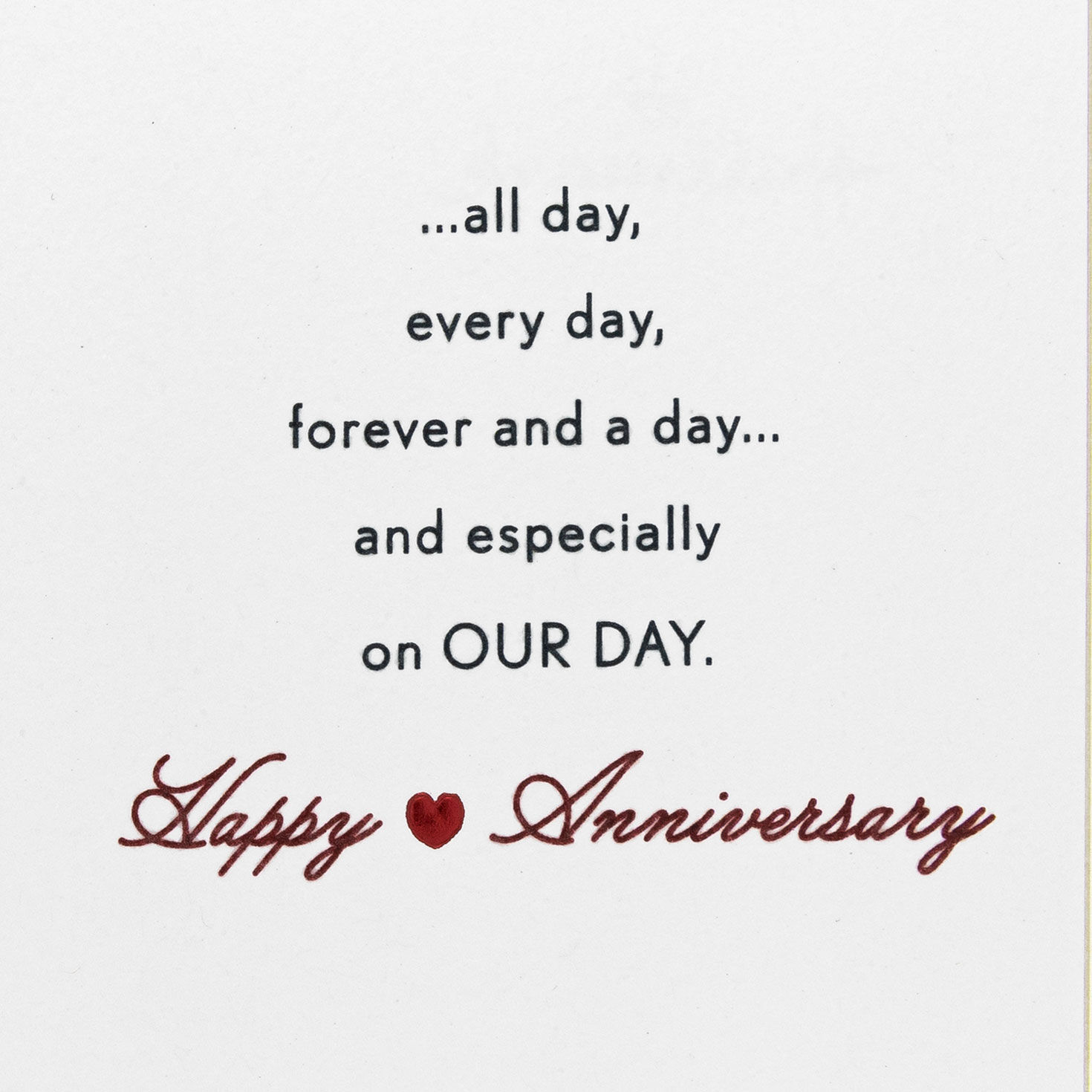 Love You All Day, Especially on Our Day Romantic Anniversary Card for Spouse, , large image number 2