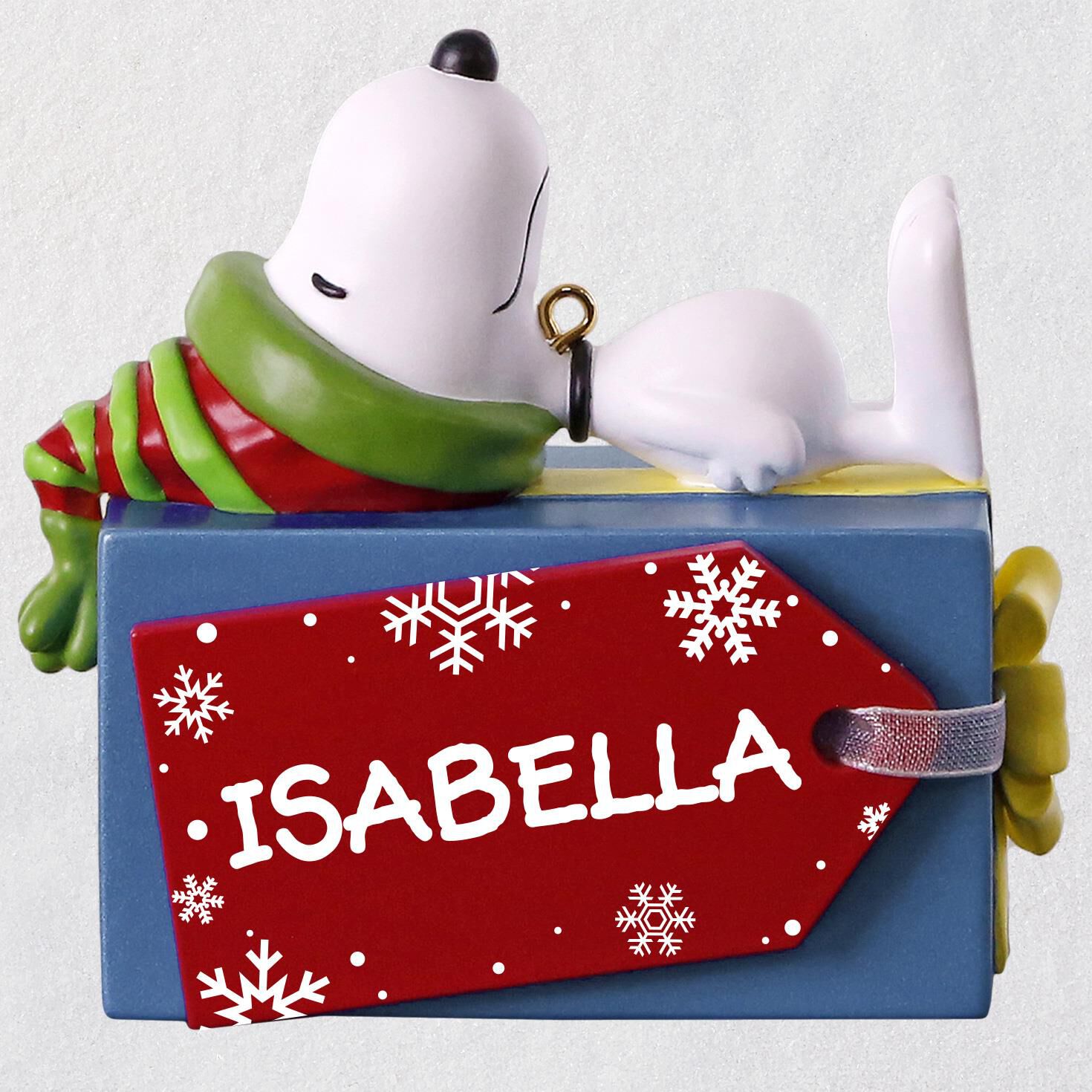 peanuts snoopy christmas present personalized ornament personalized ornaments hallmark - Snoopy Christmas peanuts snoopy christmas present personalized ornament personalized ornaments hallmark - Snoopy Christmas