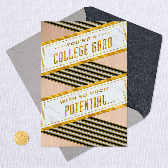 You Have So Much Potential College Graduation Card, , large image number 5