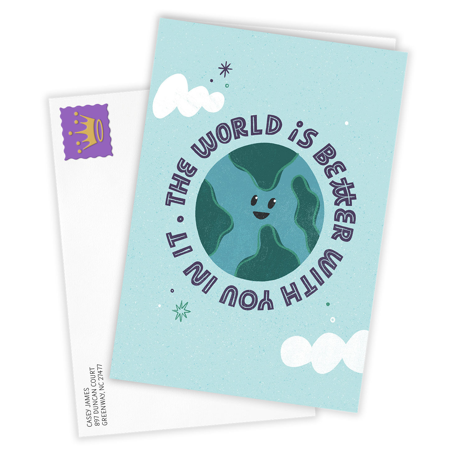 The World Is Better With You Custom Card, , large image number 2