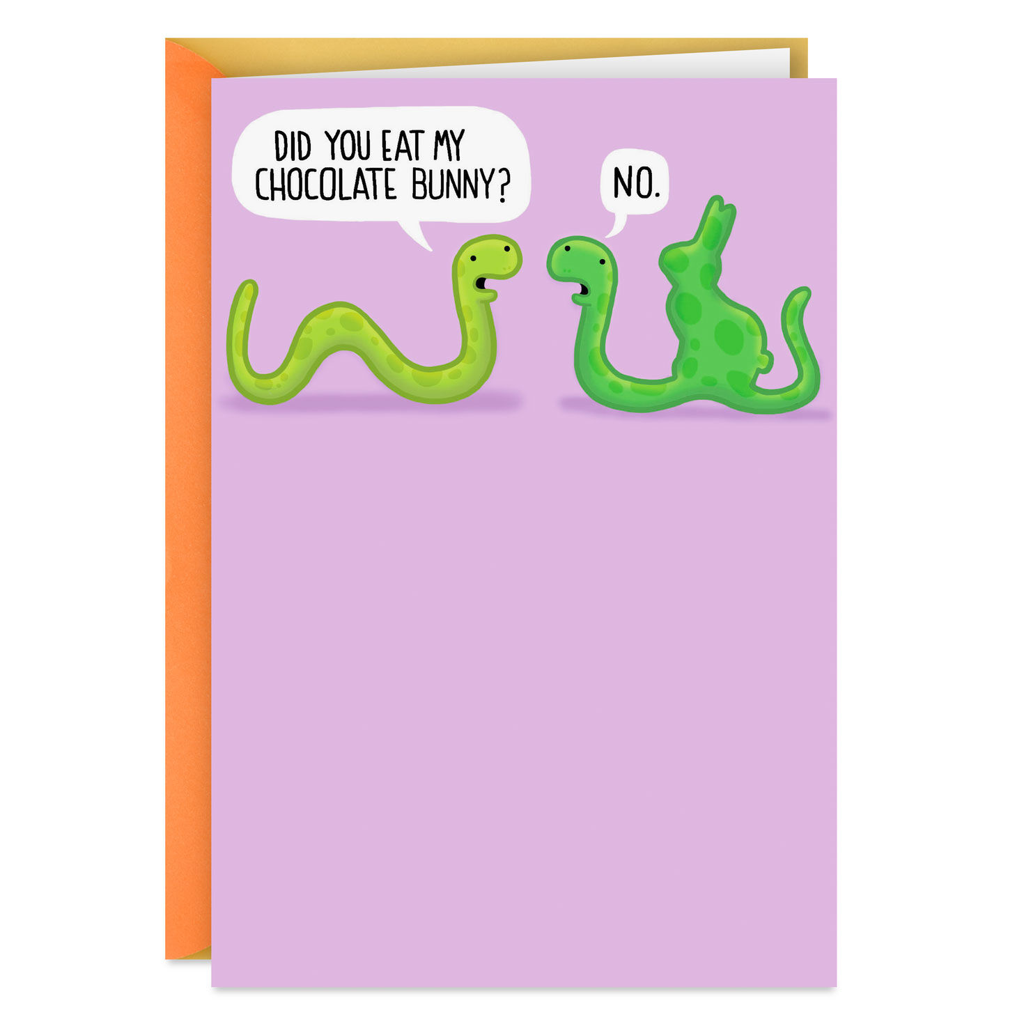 Did You Eat My Chocolate Bunny Funny Easter Card