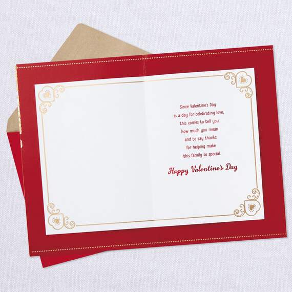 You Make Family Special Son and Daughter-in-Law Valentine's Day Card, , large image number 3
