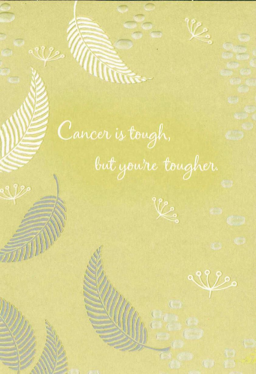Cancer is Tough, But You're Tougher Get Well Card