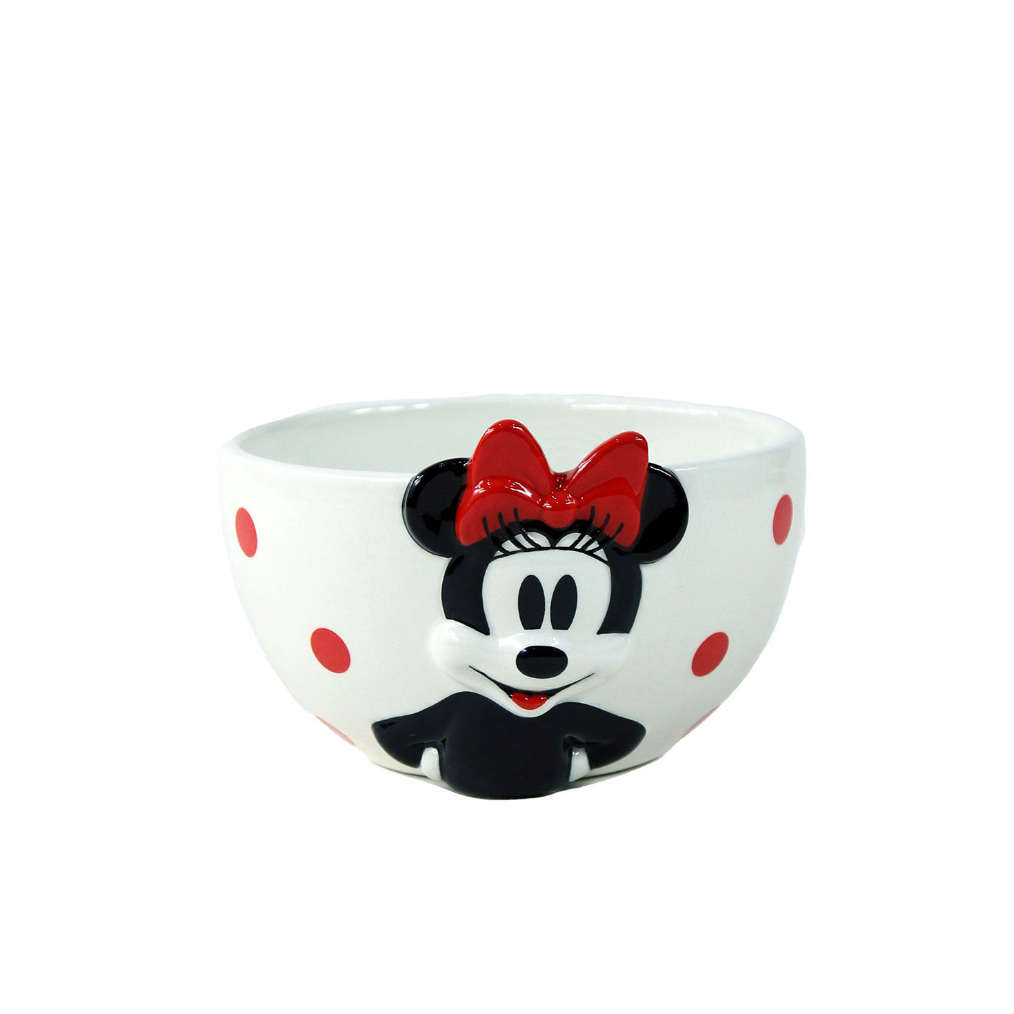 R Squared Disney Minnie Mouse Sculpted Noodle Bowl With Chopsticks