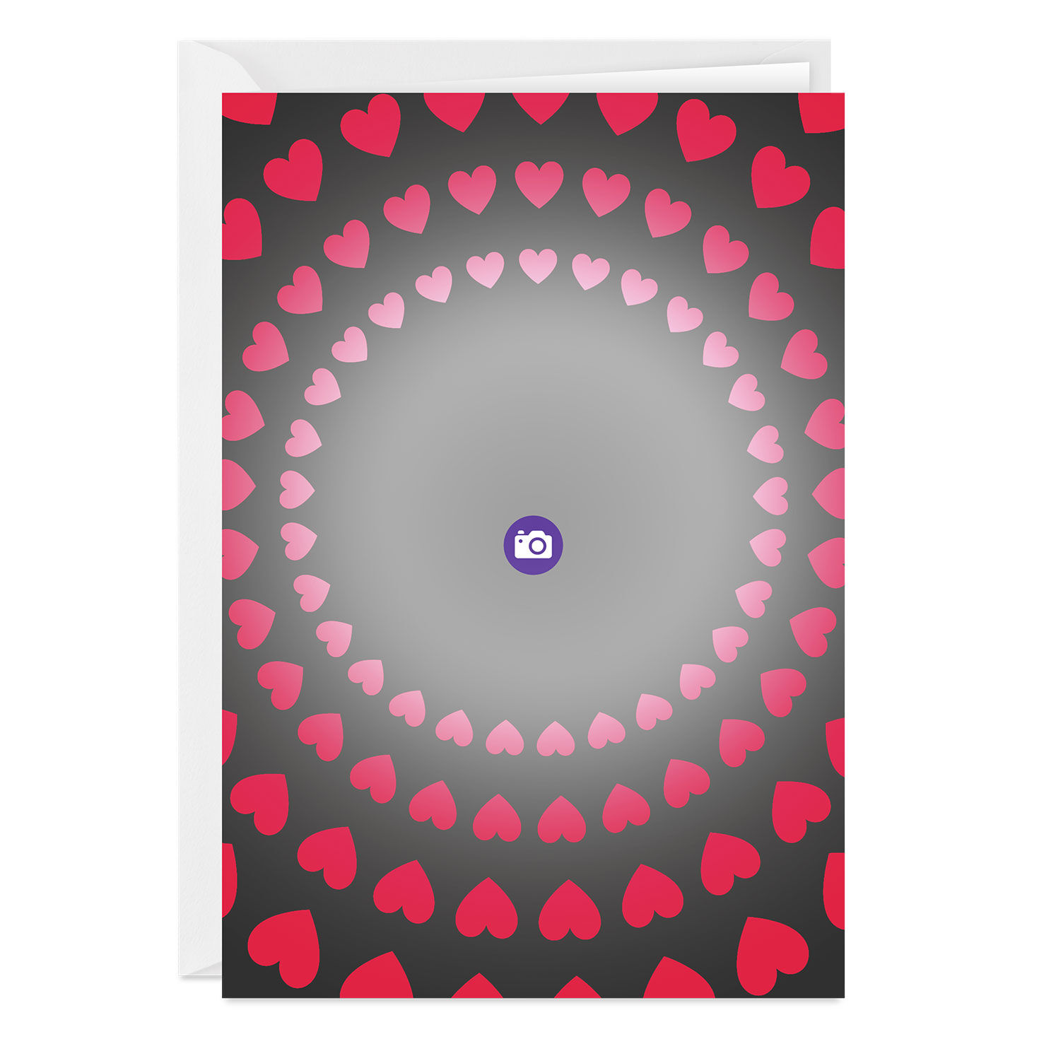 Heart Circles Custom Love Card, , large image number 3