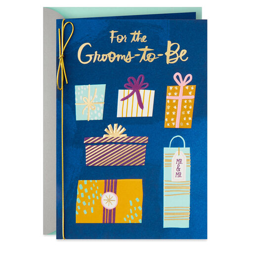 A Lifetime of Love for Two Great Guys Wedding Card, 