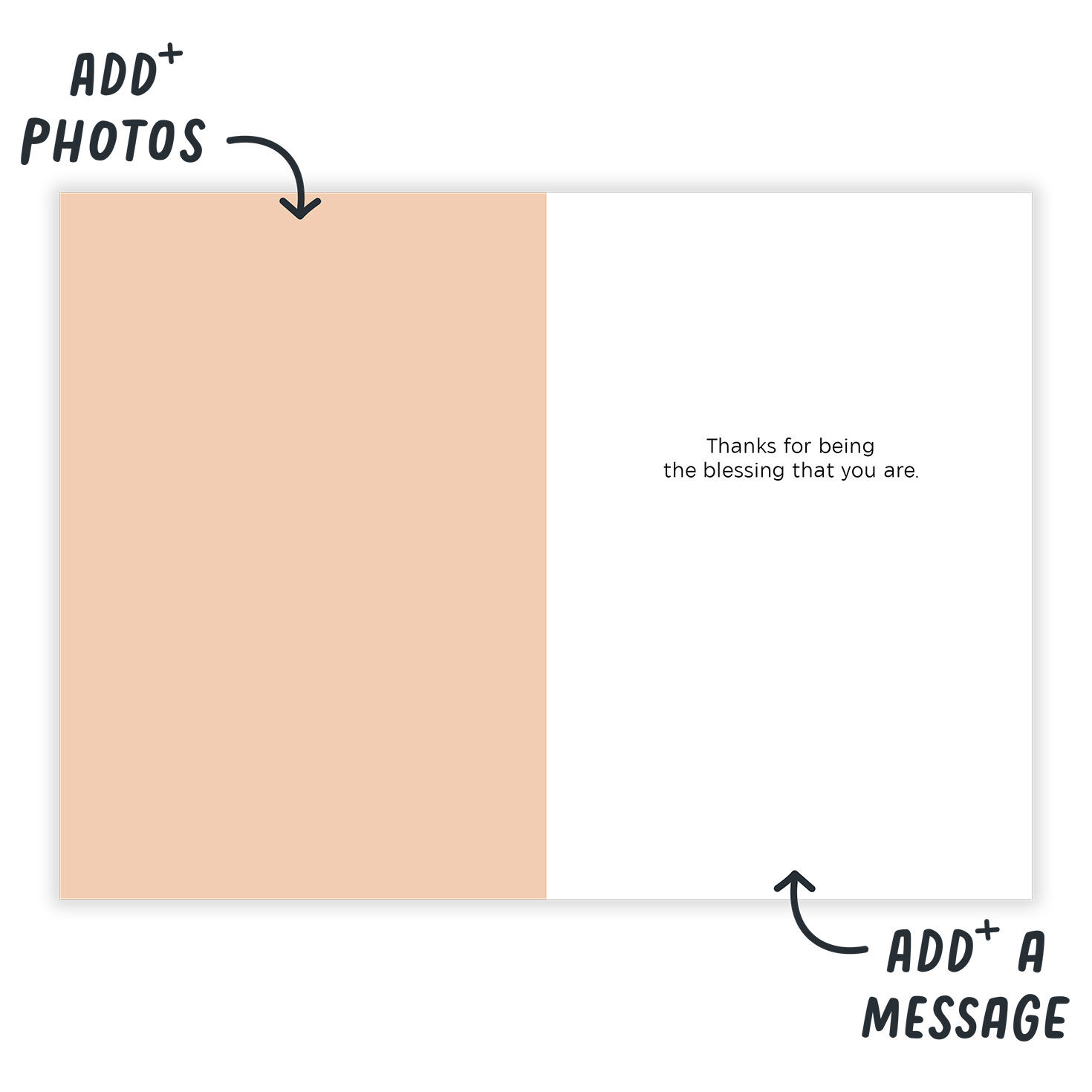 Rejoice Be Glad Religious Personalized Thank You Card  image number 3