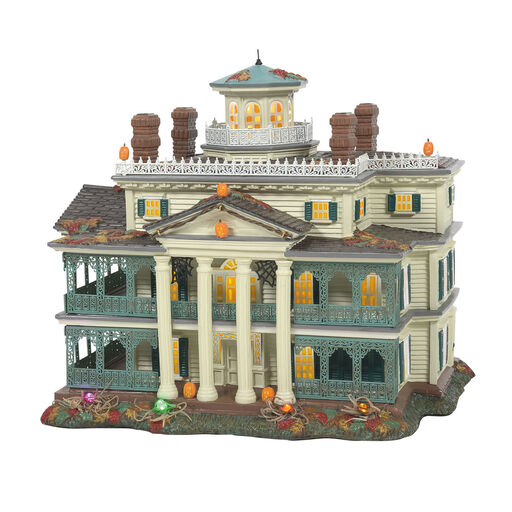Disney Disneyland Haunted Light-Up Mansion Figurine, 9.1", 