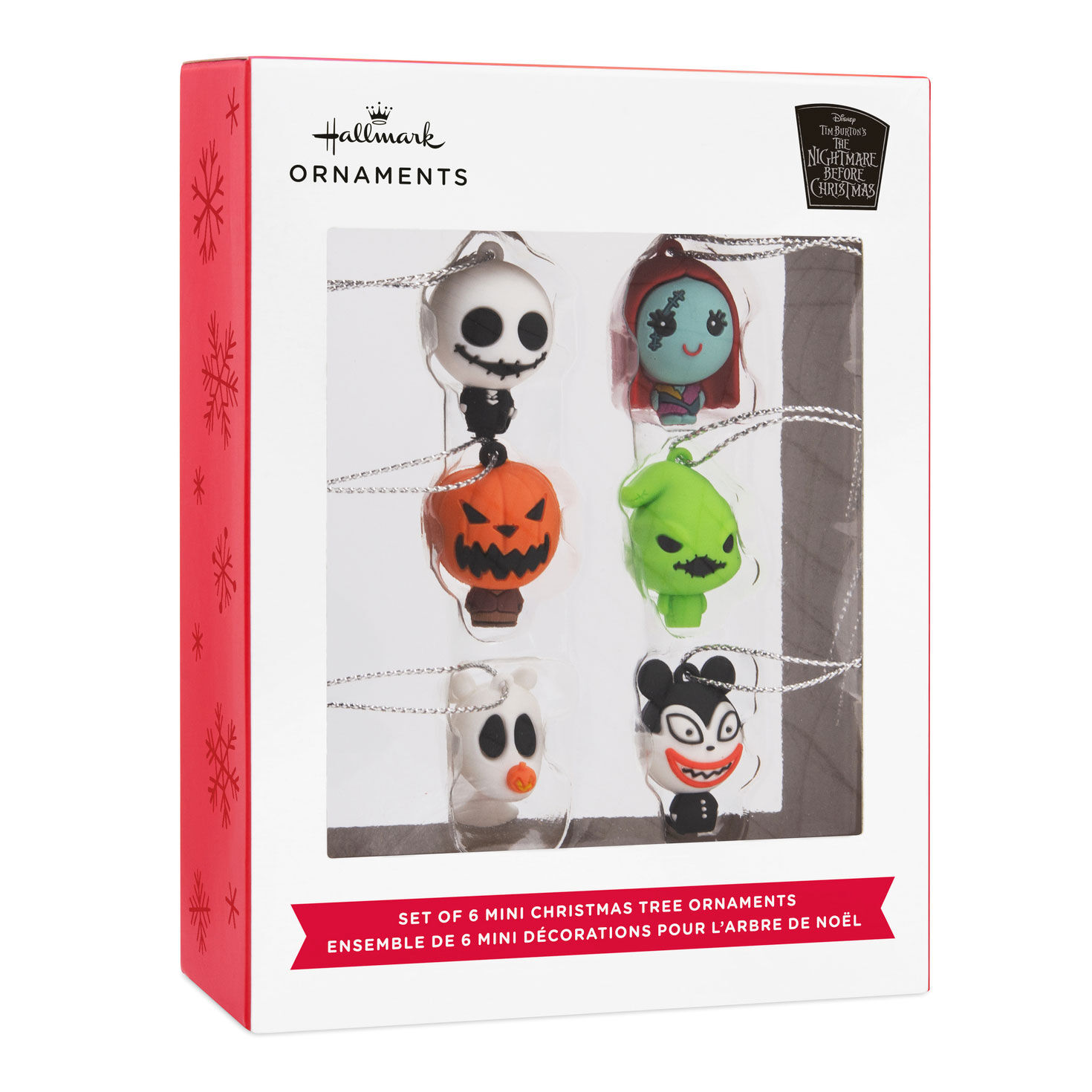 Mini Disney Tim Burton's The Nightmare Before Christmas Shatterproof Hallmark Ornaments, Set of 6 for only USD 14.99 | Hallmark