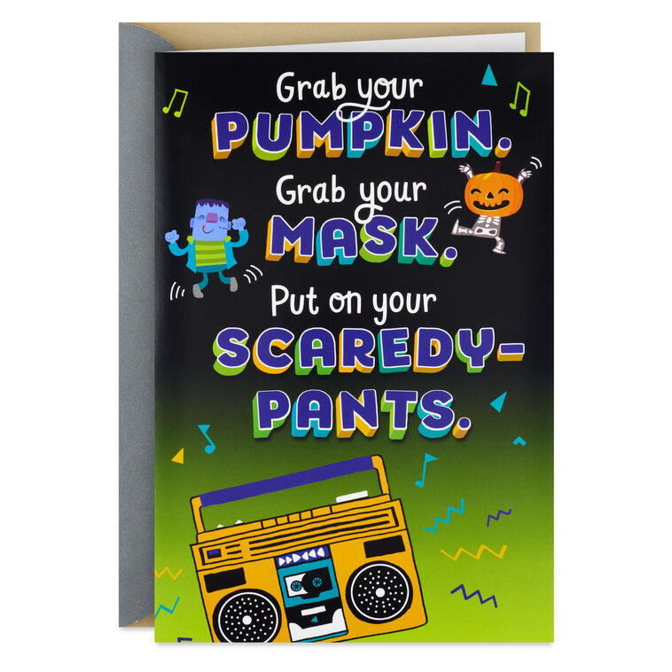 Monster Mash Musical Halloween Card for Kids