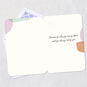 Pastel Abstract Shapes Thank You Card Open card with envelope image number 3