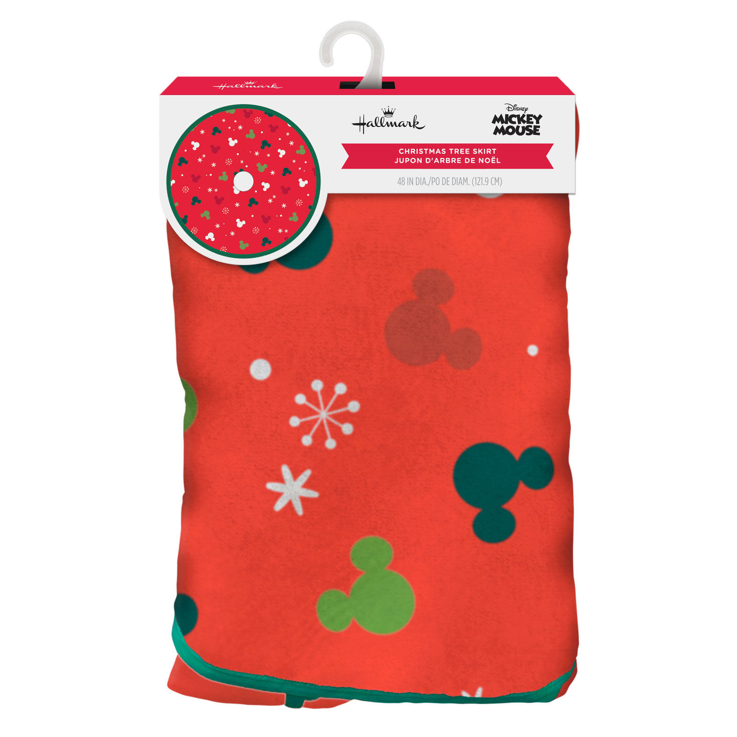 Mickey Mouse Christmas Fabric Tree Skirt  image number 5