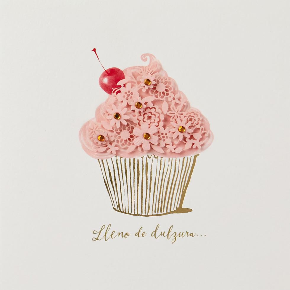 Lleno de Dulzura Spanish Language Birthday Card