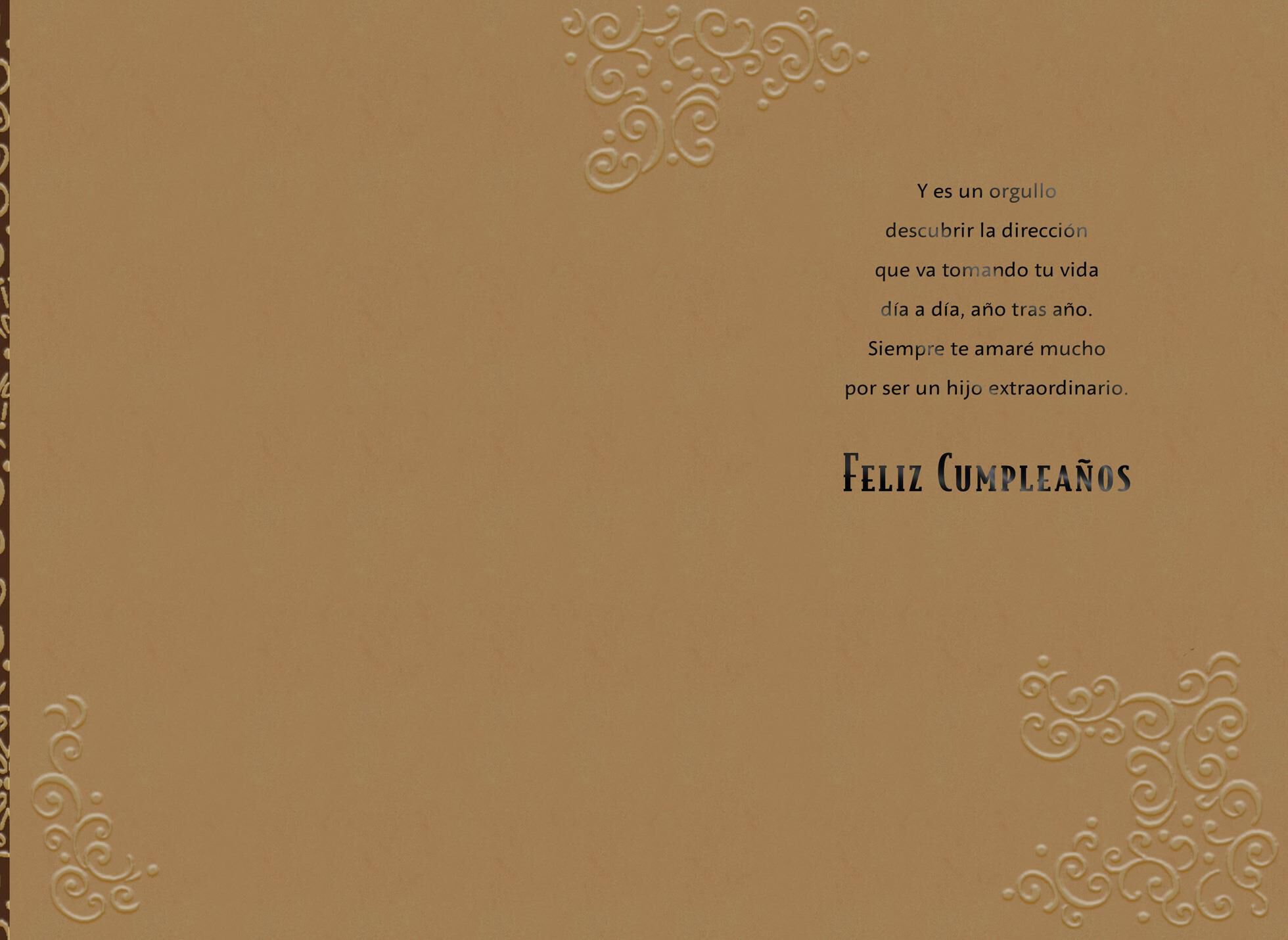 You're Extraordinary Spanish-Language Birthday Card for Son