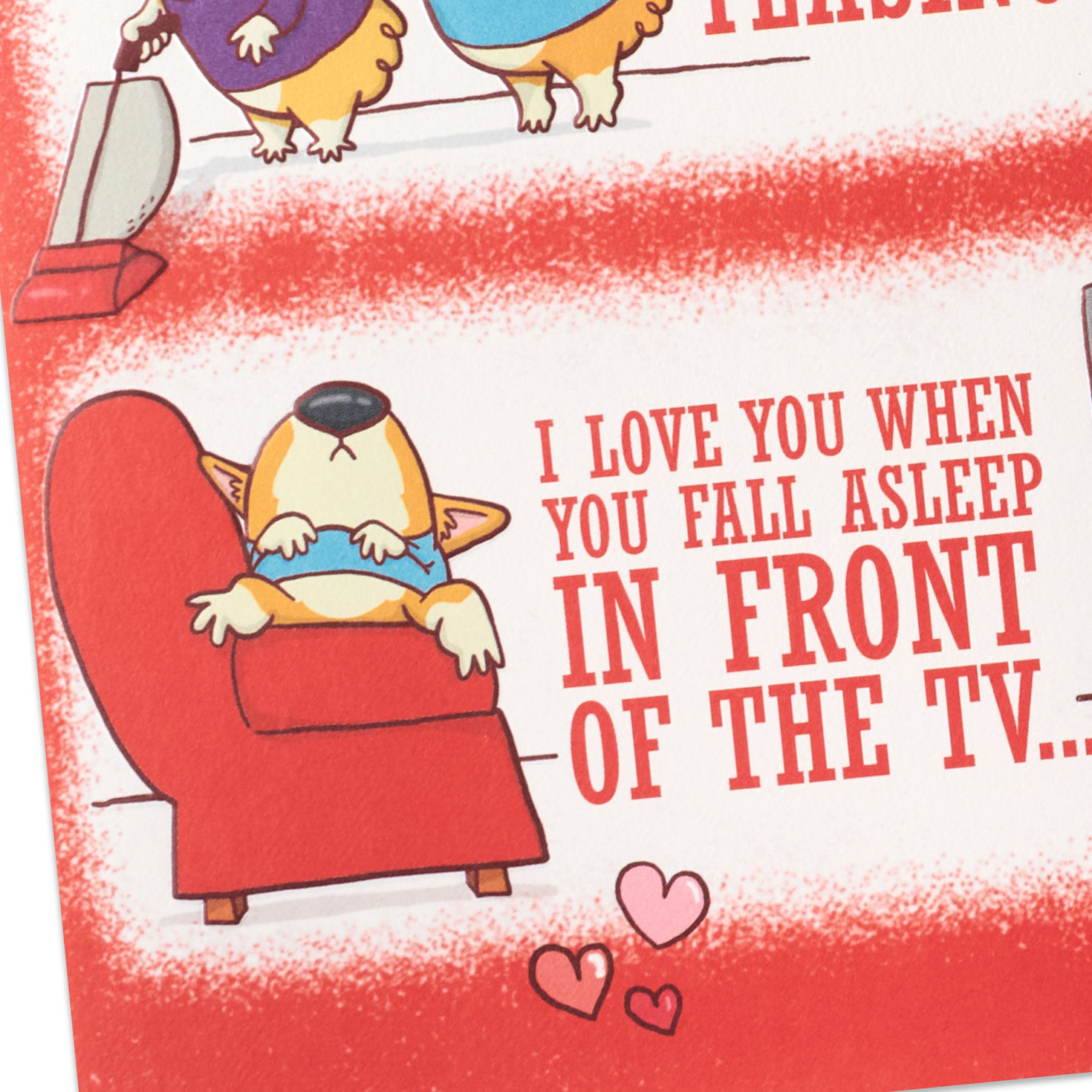 Cartoon Animals Valentine's Day Card for Husband Card Front Detail image number 5