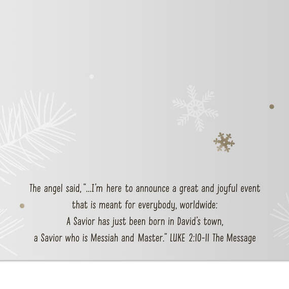 Blessings and Love Religious Christmas Card for Son and Daughter-in-Law, , large image number 3