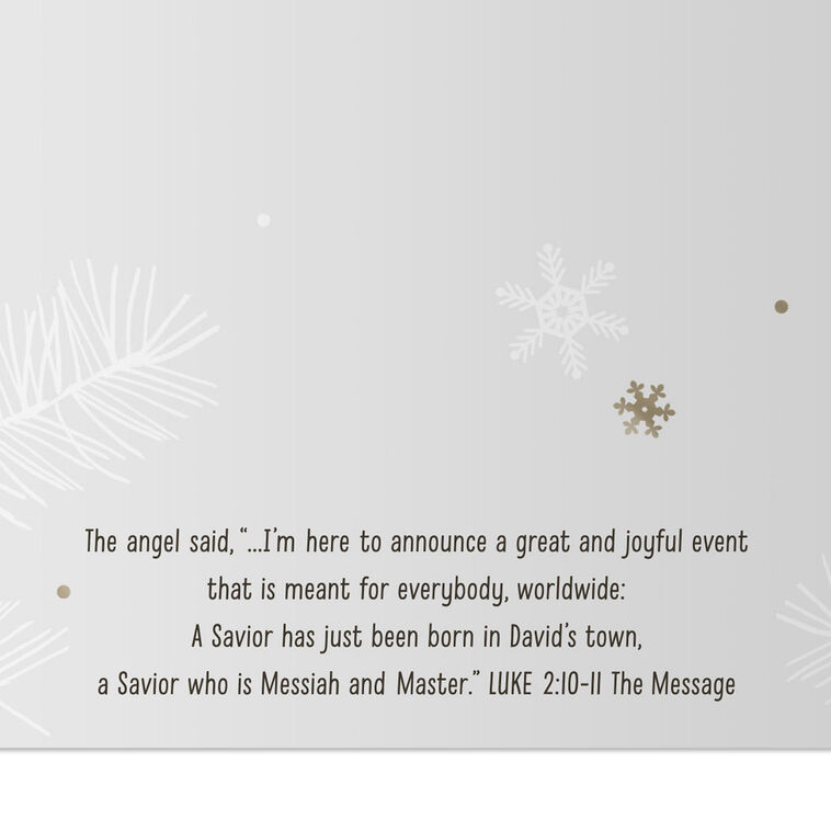 Blessings and Love Religious Christmas Card for Son and Daughter-in-Law, , large image number 3