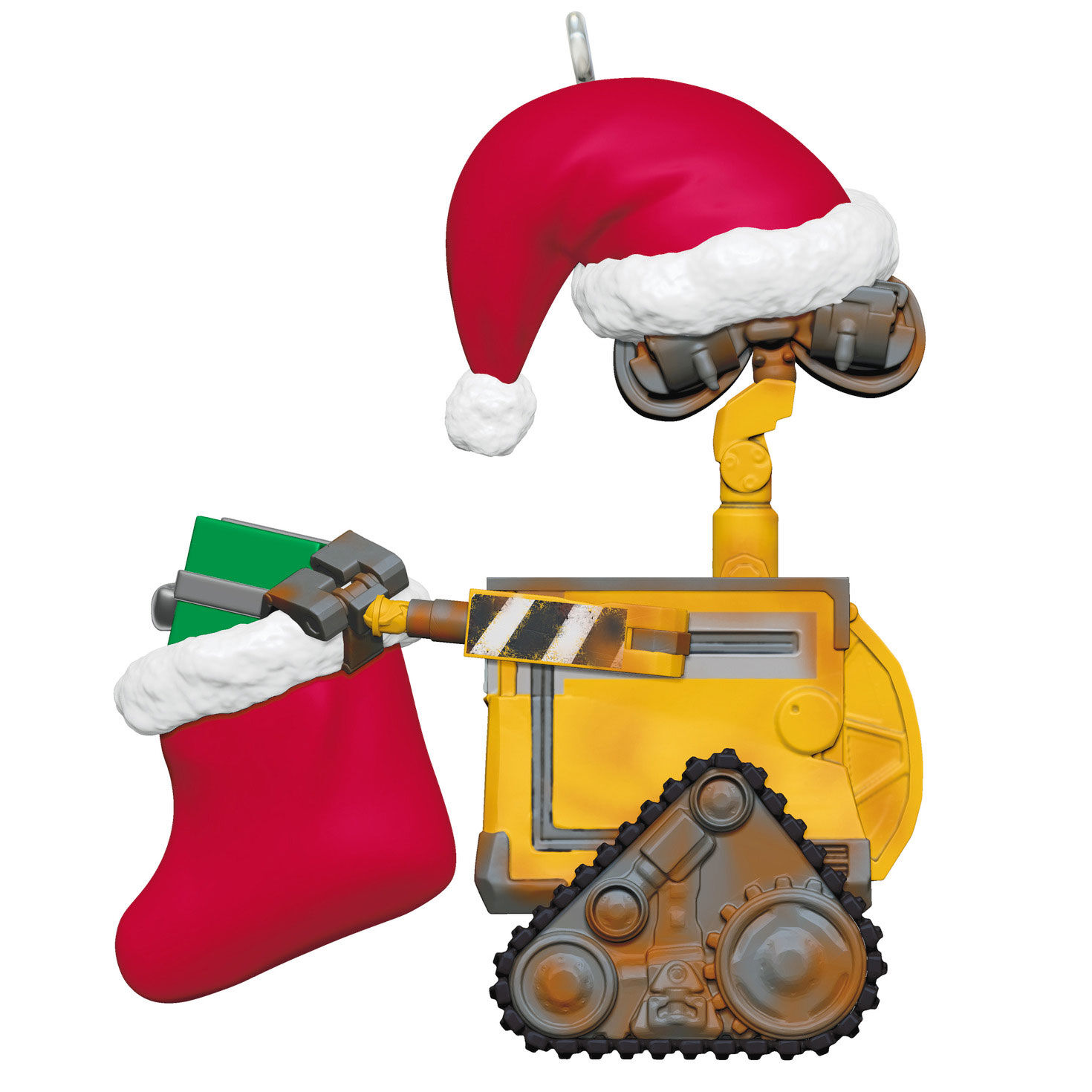 Wall-E With Stocking Keepsake Ornament Back image number 6