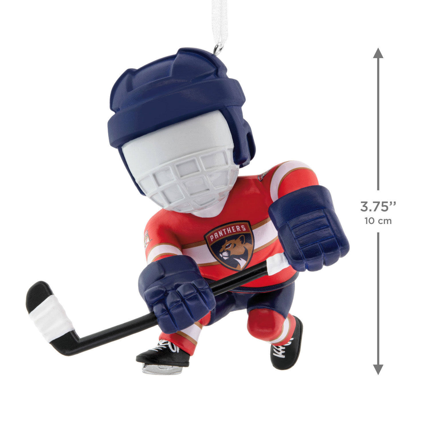 Florida Panthers Hockey Player Christmas Ornament measurement image number 3