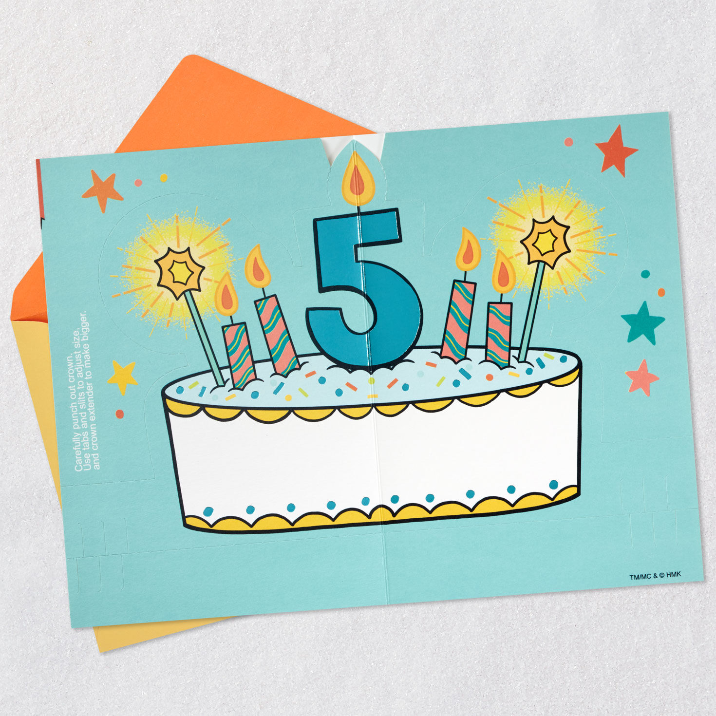 Enjoy the Royal Treatment 5th Birthday Card With Crown and Stickers for only USD 6.99 | Hallmark