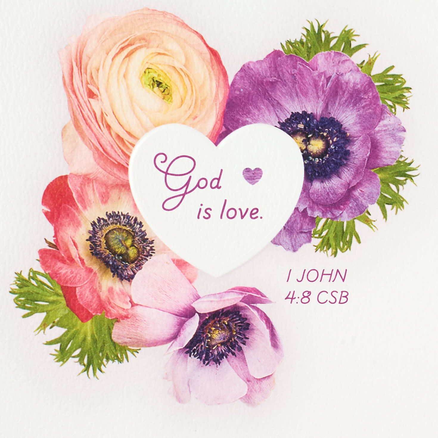 Flowers and Heart Mother&rsquo;s Day Card for Daughter  image number 3