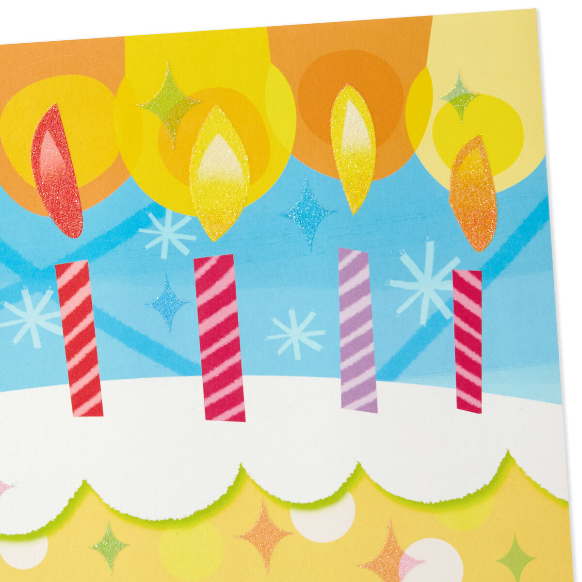 Cake and Candles Large Spanish-Language Pop Up Birthday Card, 12 ...