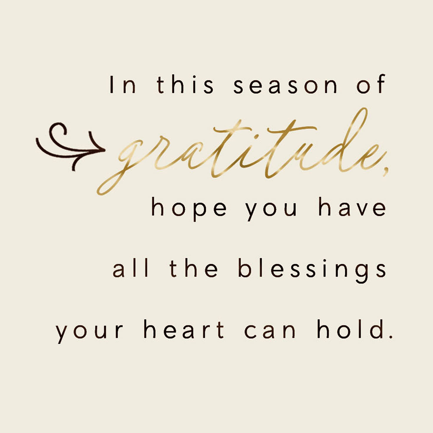 All the Blessings Your Heart Can Hold Thanksgiving Card for only USD 2.99 | Hallmark