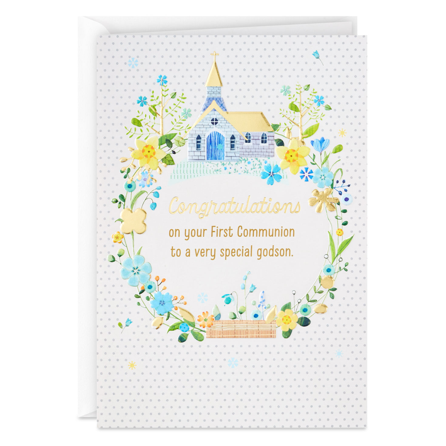 A Happy Day Religious First Communion Card for Godson for only USD 2.99 | Hallmark