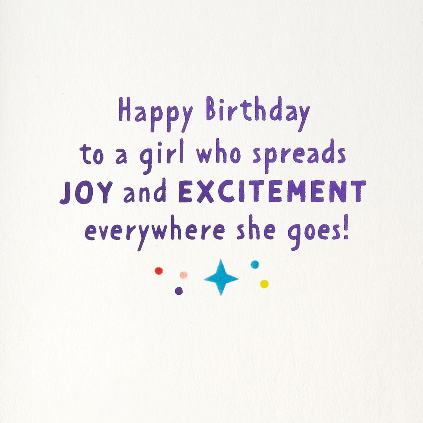 Cake With Candle and Confetti Goddaughter Birthday Card Sentiment image number 2