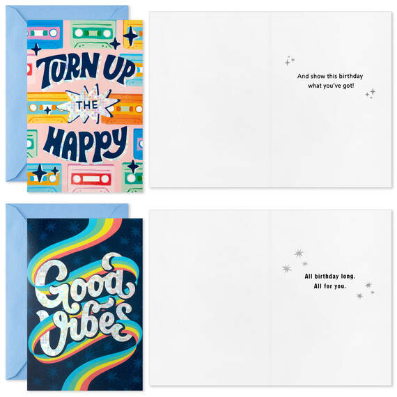 Energetic and Fun Assorted Birthday Cards, Pack of 36, , large image number 3
