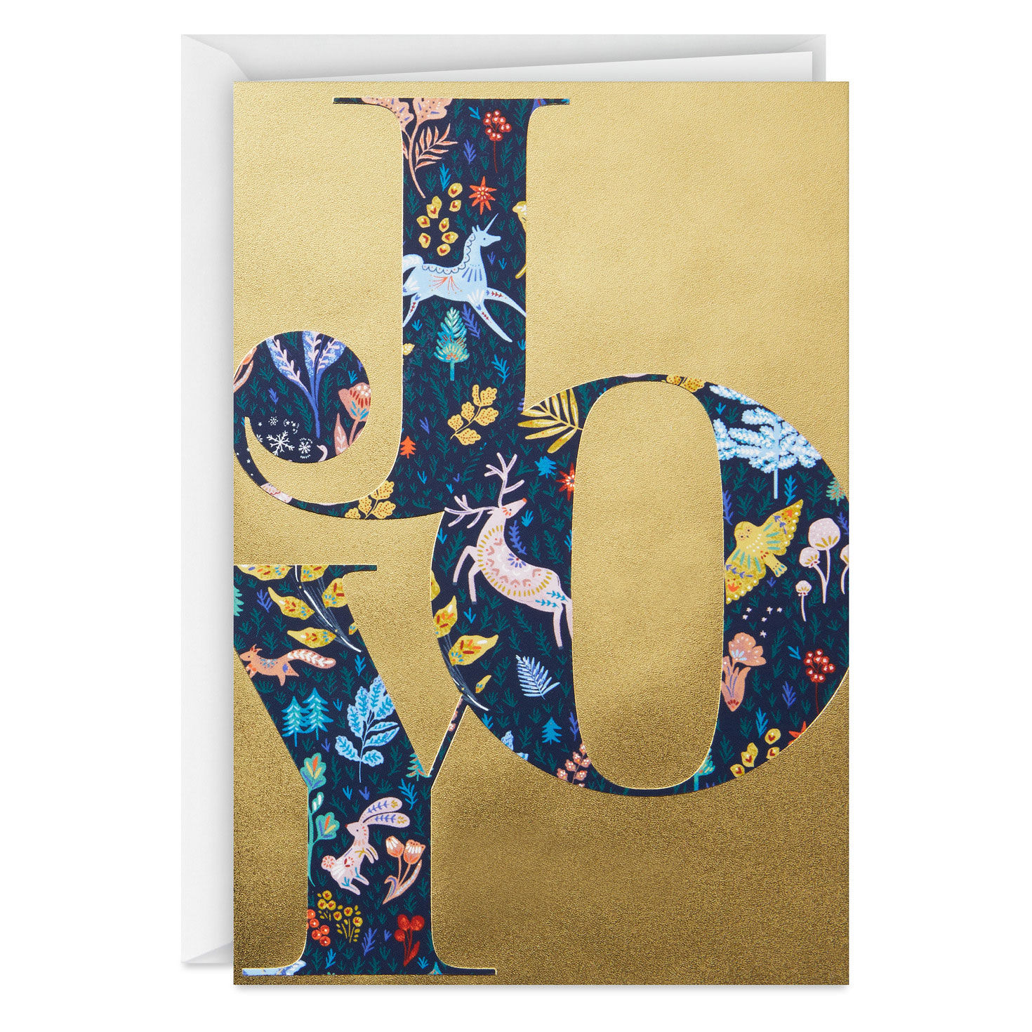 Botanical Joy on Gold Boxed Christmas Cards, Pack of 16 for only USD 12.49 | Hallmark