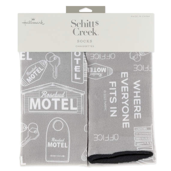 Schitt's Creek® Rosebud Motel Novelty Crew Socks, , large image number 4