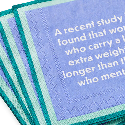 Drinks on Me Recent Study Funny Party Napkins, Pack of 20, 