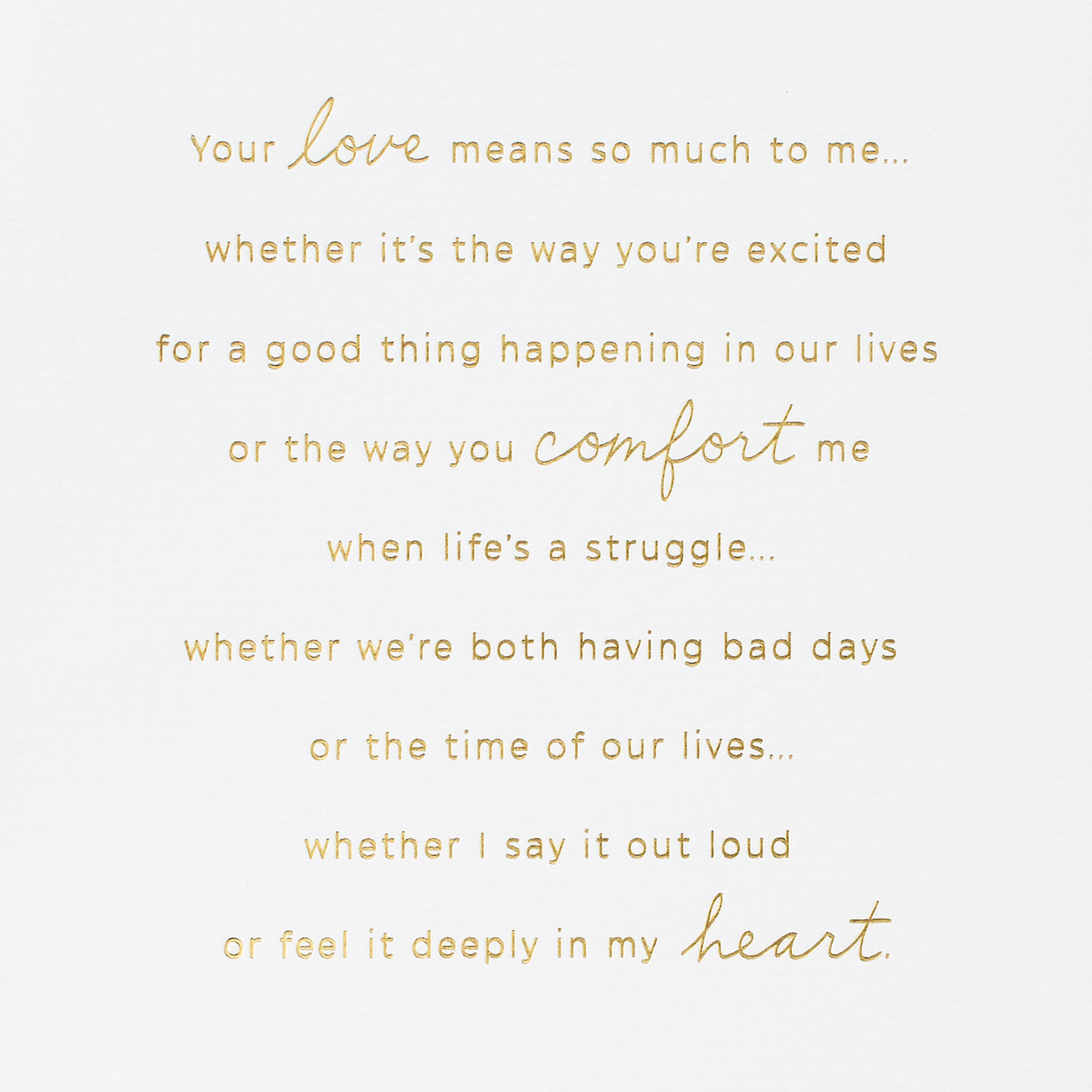 Romantic Anniversary Card for Husband Sentiment image number 2