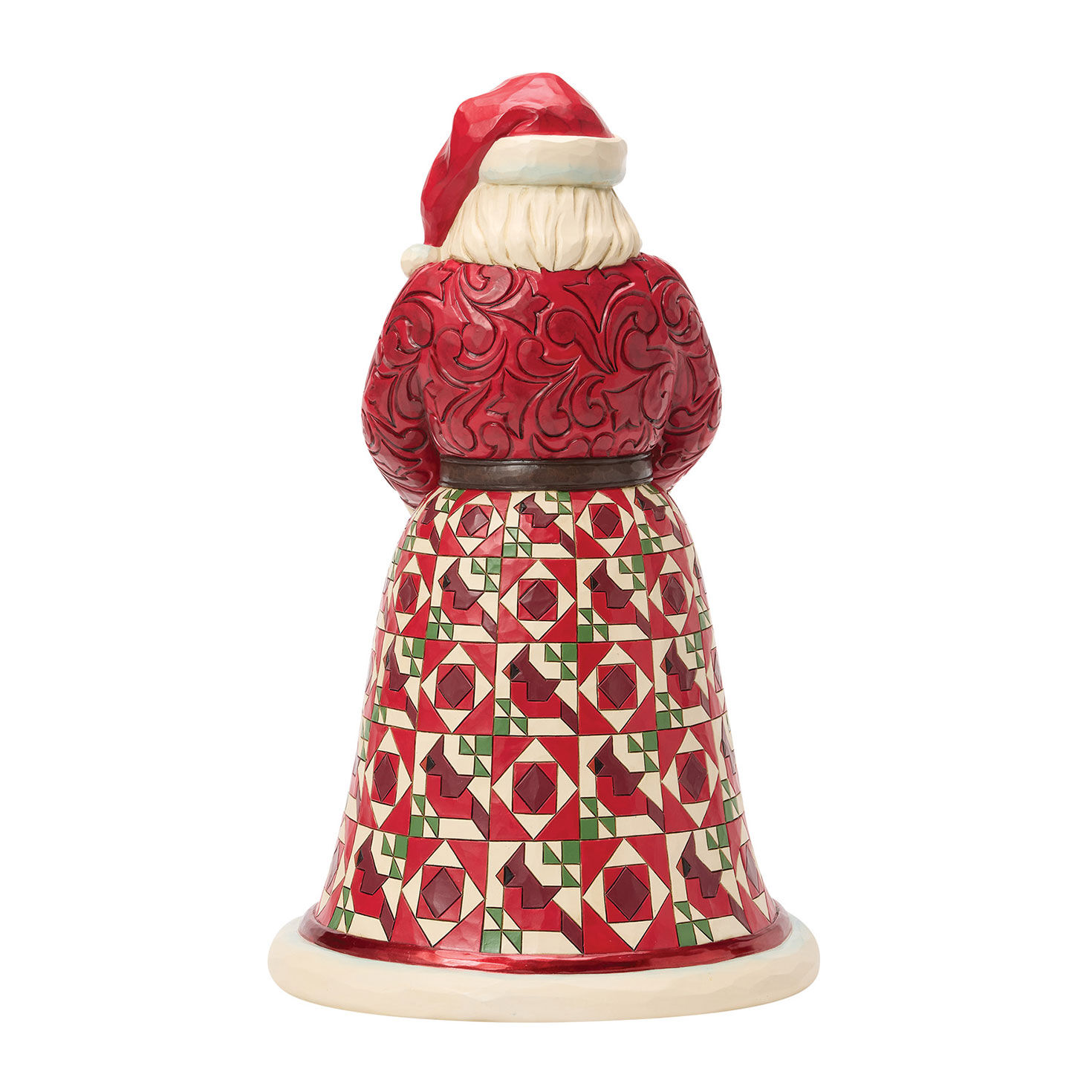 Santa Holding Bird Nest Jim Shore Statue Back image number 2