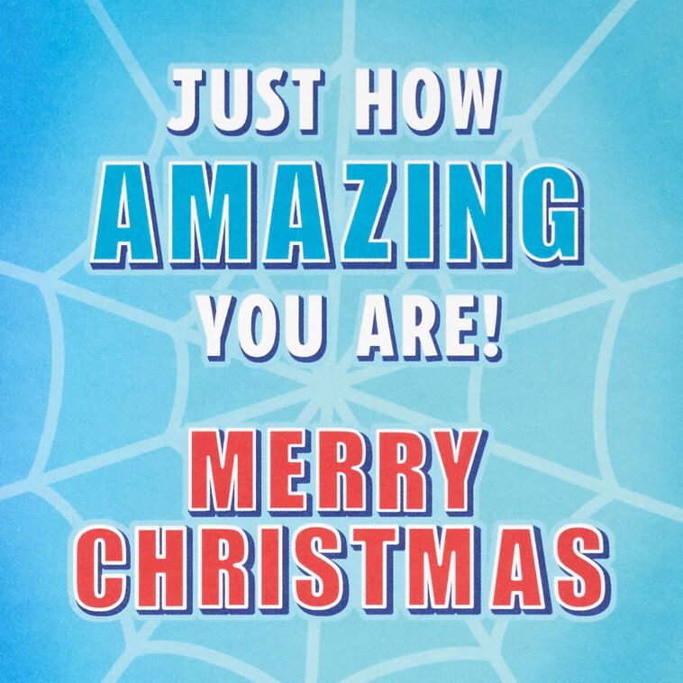 Spidey Ornament Christmas Card Sentiment image number 2
