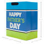 13" Striped Large Father's Day Gift Bag With Tissue, , large image number 3