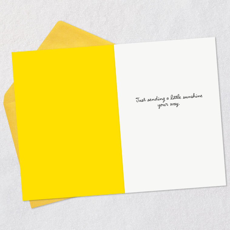 Sunflower in Sunglasses Thinking of You Card  image number 3