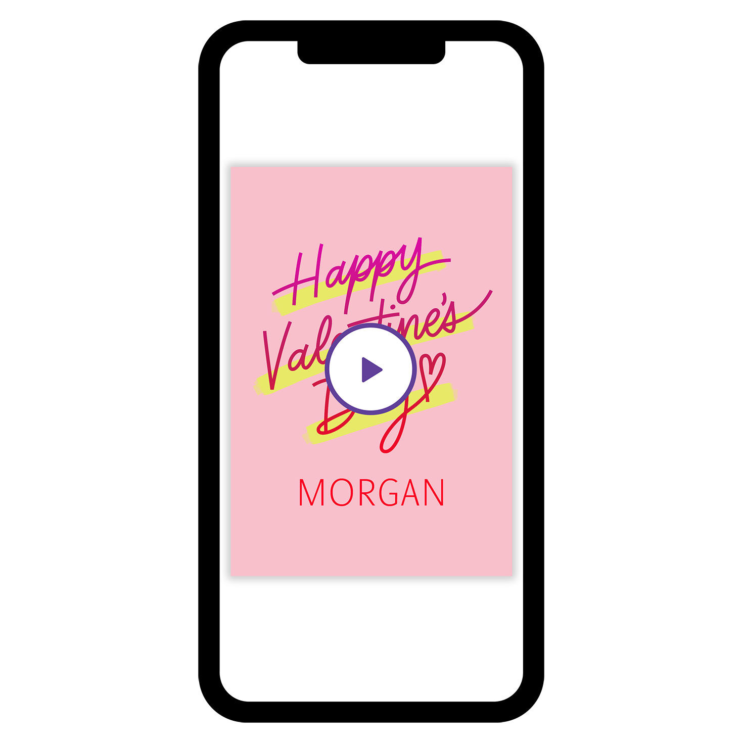 Modern Happy Valentine's Day eCard