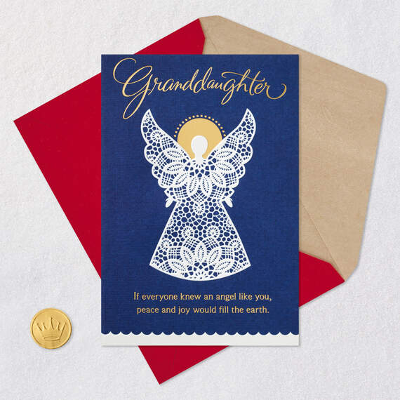 You're an Angel Christmas Card for Granddaughter, , large image number 5