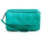 Vera Bradley RFID All-in-One Crossbody Purse in Turquoise Sea, , large image number 1