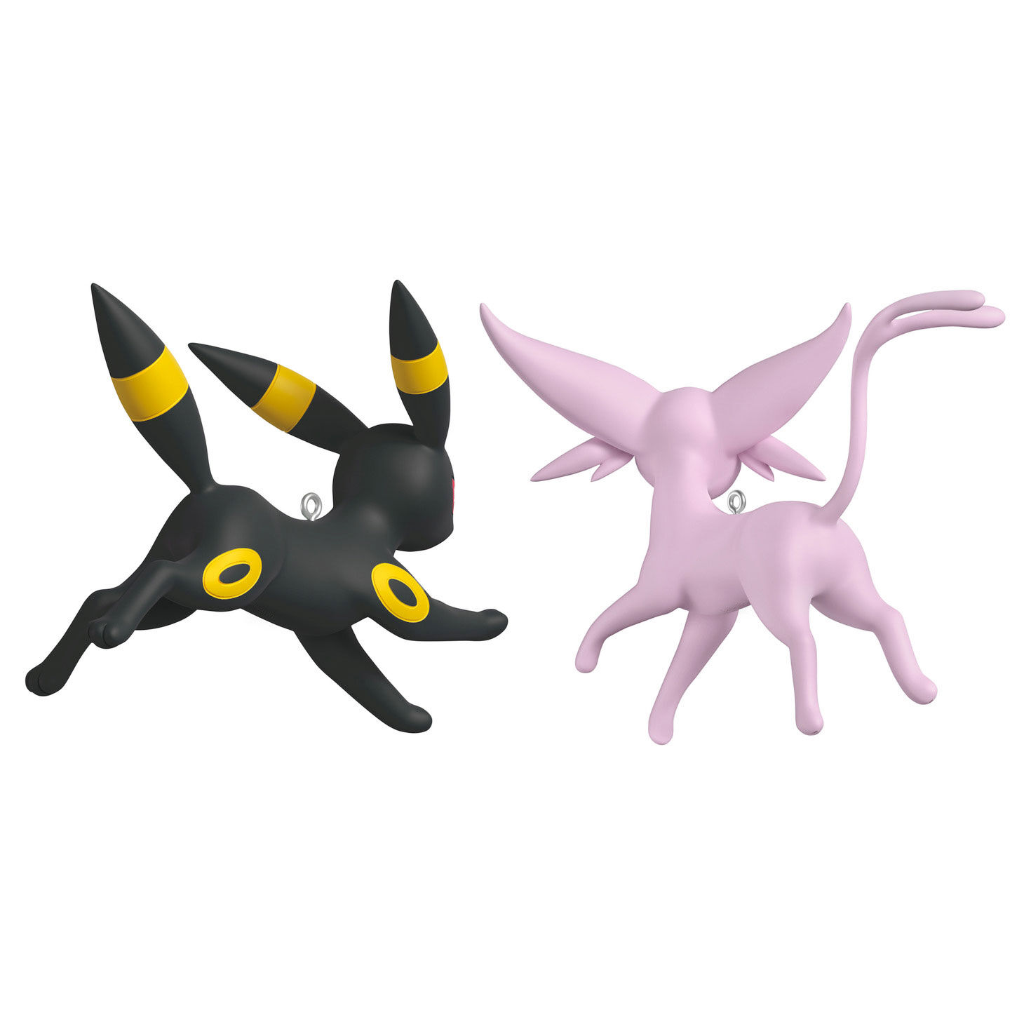 Pink and Gray Pok&eacute;mon Characters Keepsake Ornaments Back image number 6