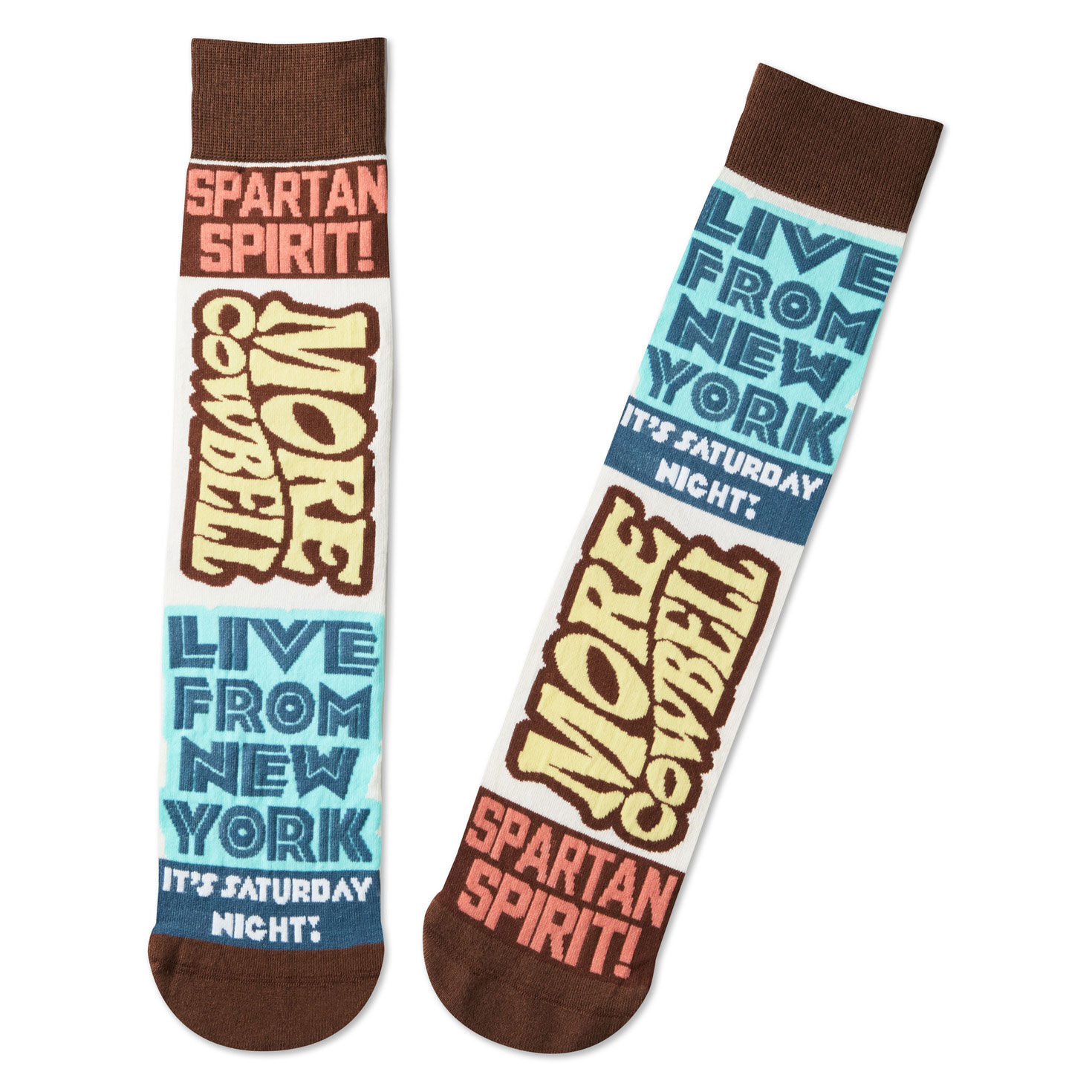 SNL Live From New York Novelty Crew Socks